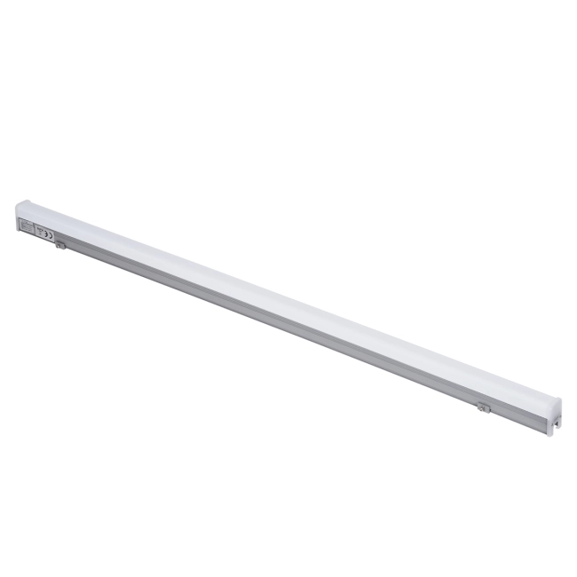 DIGIBAR 90213 Ψηφιακή Pixel Addressable Facade Μπάρα LED 12W 840lm 180° DC 24V Αδιάβροχο IP65 8 x Pixel Θερμό Λευκό 2700K Dimmable DMX512 SPI/TTL Protocol IC UCS512C0 - Bridgelux SMD Chip - Ασημί με Λευκό Γαλακτερό Κάλυμμα - Μ100 x Π3 x Υ4.5cm - 3 Χρόνια Εγγύηση