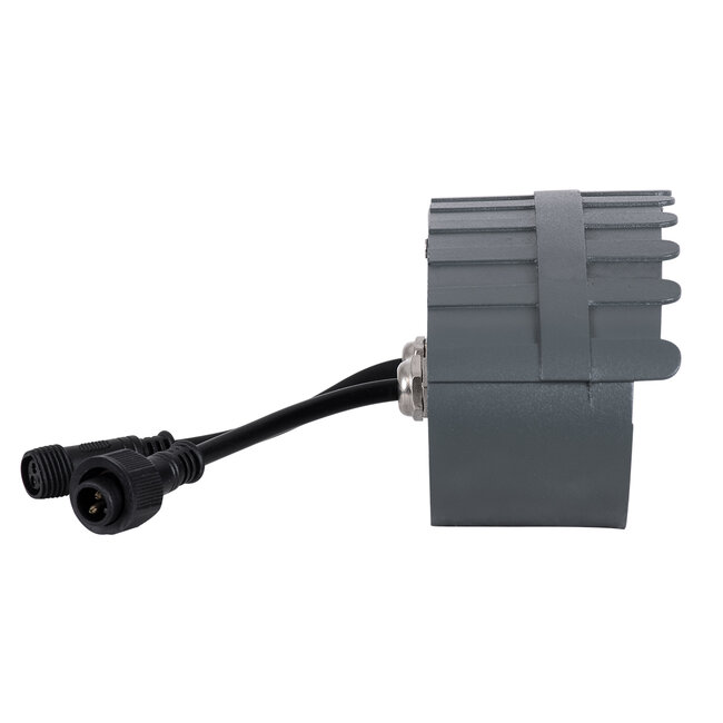 TREELIGHT-KINA 90231 Κυρτή Μπάρα Φωτισμού Wall Washer με Αντιθαμβωτική Γρίλια Ειδική για Φυτά - Δέντρα LED 18W 1530lm 15° DC 24V Αδιάβροχο IP65 L24.5 x W7 x H8cm Αρχιτεκτονικό Πορτοκαλί 2200K - Γκρι Ανθρακί - 3 Years Warranty - 5