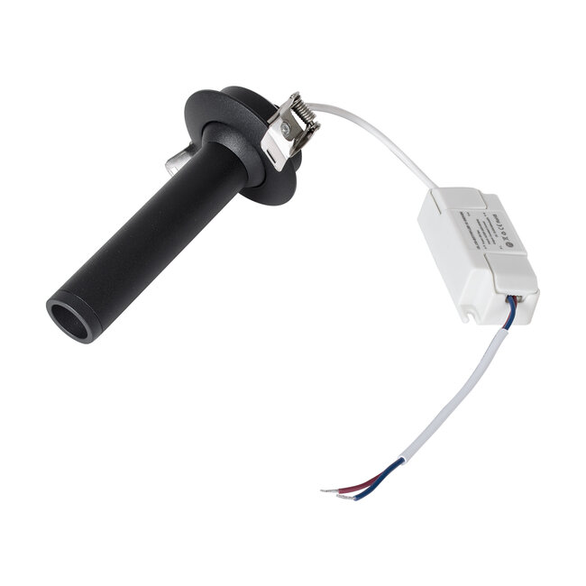 DALE 60371 Χωνευτό LED Κινούμενο Spot Downlight TrimLess Φ6.4cm 5W 500lm 36° AC 220-240V IP20 Φ6.4cm x Υ10cm - Στρόγγυλο - Μαύρο - Θερμό Λευκό 2700K - 13