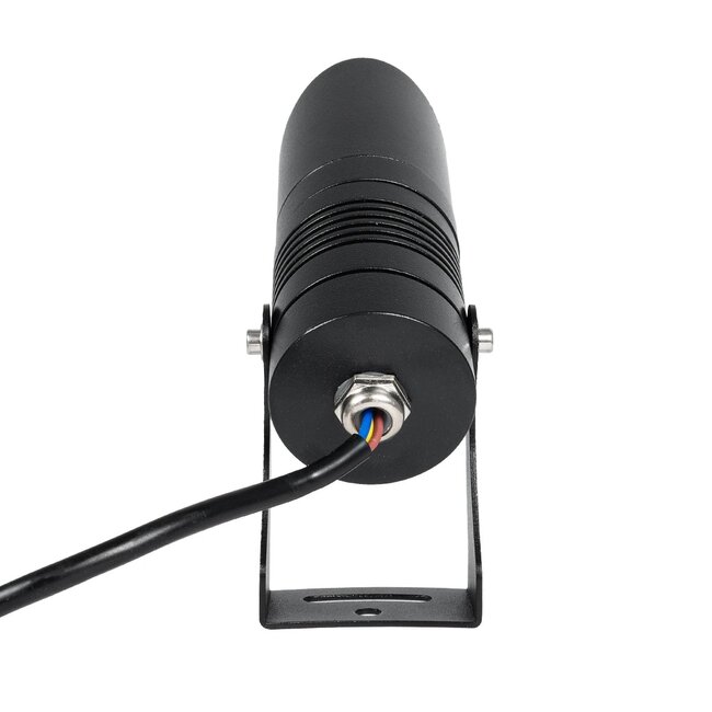GARDO GLB-103-0025 Φωτιστικό Σποτ για Φυτά - Δέντρα με Βάση Κήπου / Καρφωτό LED 10W 900lm 24° DC 24V Αδιάβροχο IP65 Θερμό Λευκό 2700K - Sanan SMD Chip - Μαύρο Ματ - Μ5 x Π5 x Υ18cm - 3 Χρόνια Εγγύηση - 8