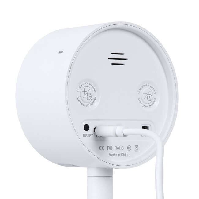 86006 Rechargeable Table Camera WiFi HD 1080P 160° 1500mAh Two Way Audio Motion Detection & Digital Clock - Επαναφορτιζόμενη Επιτραπέζια Κάμερα WiFi HD 1080P 160° 1500mAh Διπλή Κατέυθυνση Ομιλίας Ανιχνευτή Κίνησης & Ψηφιακό Ρολόι - Λευκό - 9