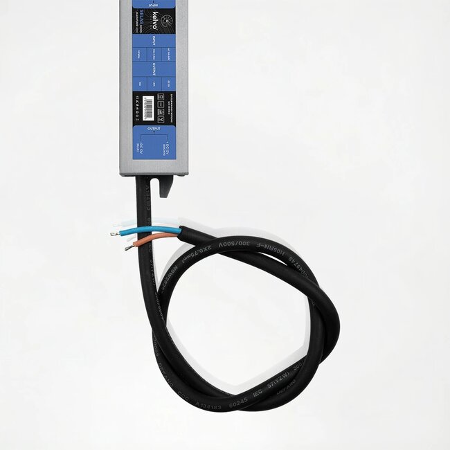 kelvo® SELAS KLV-107-0018 Τροφοδοτικό/Μετασχηματιστής Class II SELV 15W 1.25A AC 220-240V σε DC 12V Αδιάβροχο IP67 - Γκρι Ανθρακί Ματ - Μ11 x Π3 x Υ2cm - 5 Χρόνια Εγγύηση - 4
