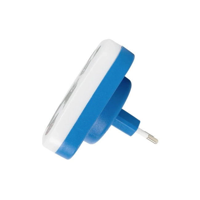 KIDDO 202-0007 Παιδικό Φωτιστικό Νυκτός LED 1W 95lm 360° AC220-240V IP20 Ψυχρό Λευκό 6000K - Μ5.5 x Π5.5 x Υ8cm - 2 Χρόνια Εγγύηση - 4