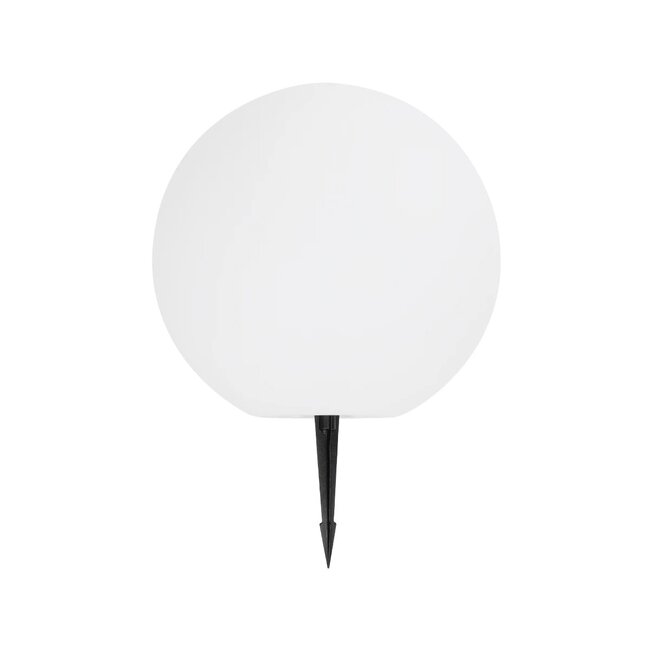 AQUAGLOW 71475 Μοντέρνο Φωτιστικό Κήπου Μπάλα με IR Ασύρματο Χειριστήριο LED 5W 400lm 360° DC 5V με USB-C με Ενσωματωμένο Φωτοβολταϊκό Panel 6V 1.5W & Επαναφορτιζόμενη Μπαταρία Li-ion 3.7V 3x18650 1800mAh Αδιάβροχο IP54 Πολύχρωμο RGBW Dimmable - Sanan SMD Chip - Γαλακτερό Λευκό - Μ35 x Π3