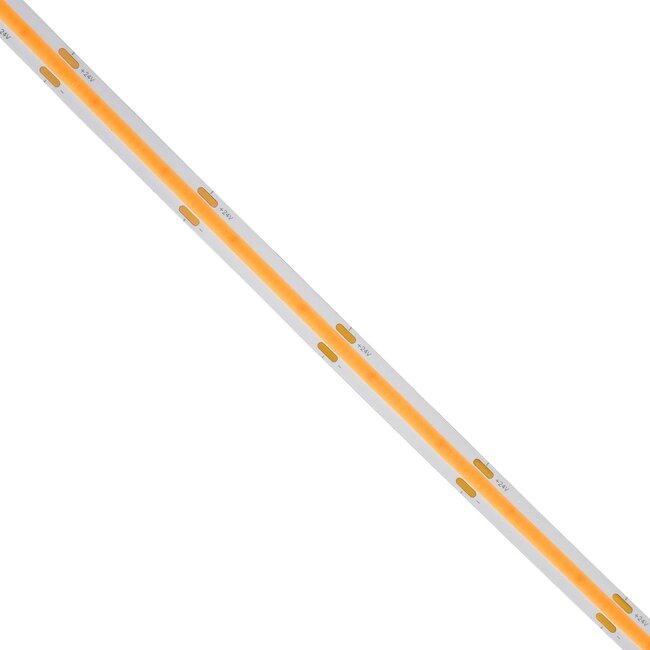 BEE 70353 Ταινία LED 10W/m 800lm/m 120° DC 24V IP20 528 x COB Chip/m Ultra Θερμό Λευκό 2200K Dimmable - Μ500 x Π1 x Υ0.2cm - Ρολό 5 Μέτρων - 5 Χρόνια Εγγύηση - 4