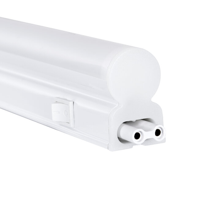 TUBO 60792 Γραμμικό Φωτιστικό Οροφής Linear LED Τύπου T5 Επεκτεινόμενο 18W 1728lm 180° AC 220-240V IP20 Πάγκου Κουζίνας με Διακόπτη On/Off Μ120 x Π2.2 x Υ3.5cm Θερμό Λευκό 2700K - Λευκό - 3 Years Warranty - 7