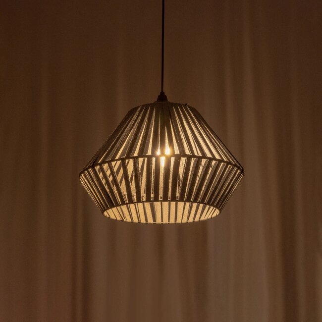 NUI 205-0065 Boho Κρεμαστό Φωτιστικό Οροφής με Ντουί 1 x E27 AC 220-240V IP20 - Γκρι - M36 x Π36 x Υ27cm - 3 NUI 205-0065 Boho Κρεμαστό Φωτιστικό Οροφής με Ντουί 1 x E27 AC 220-240V IP20 - Γκρι - M36 x Π36 x Υ27cm - 3