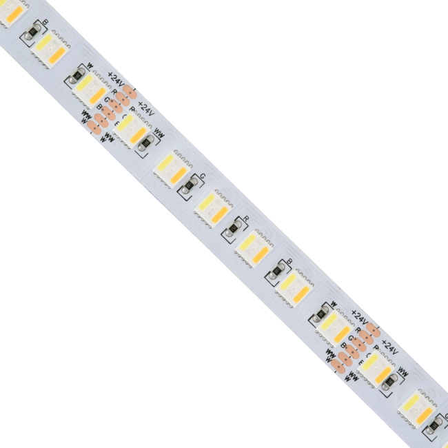 PRISMA 70264 Ταινία LED 36W/m 3600lm/m 120° DC 24V IP20 96 x SMD5050 Chip/m Πολύχρωμο RGBW+WW Dimmable - Sanan SMD Chip - Μ500 x Π1.2 x Υ0.2cm - Ρολό 5 Μέτρων - 5 Χρόνια Εγγύηση - 4