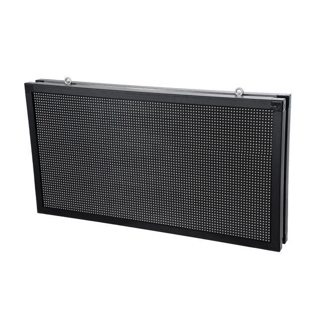 DISPLAY 90814 LED Scrolling Display 96x48cm - Κυλιόμενη Ψηφιακή Πινακίδα / Επιγραφή Διπλής Όψης P10 LED SMD AC 220-240V - Λειτουργία μέσω Wi-Fi με Εφαρμογή APP - Αισθήτηρας Θερμοκρασίας και Υγρασίας - Αδιάβροχο IP65 - Μ102 x Π11 x Υ54.5cm - Μπλε - 1 Χρόνο Εγγύηση - 8