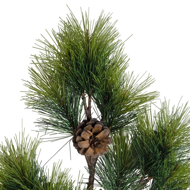 Artificial Garden PINUS MASSONIANA BRANCH 20217 Τεχνητό Διακοσμητικό Κλαδί Πεύκου με Κουκουνάρια Π30 x Υ35cm