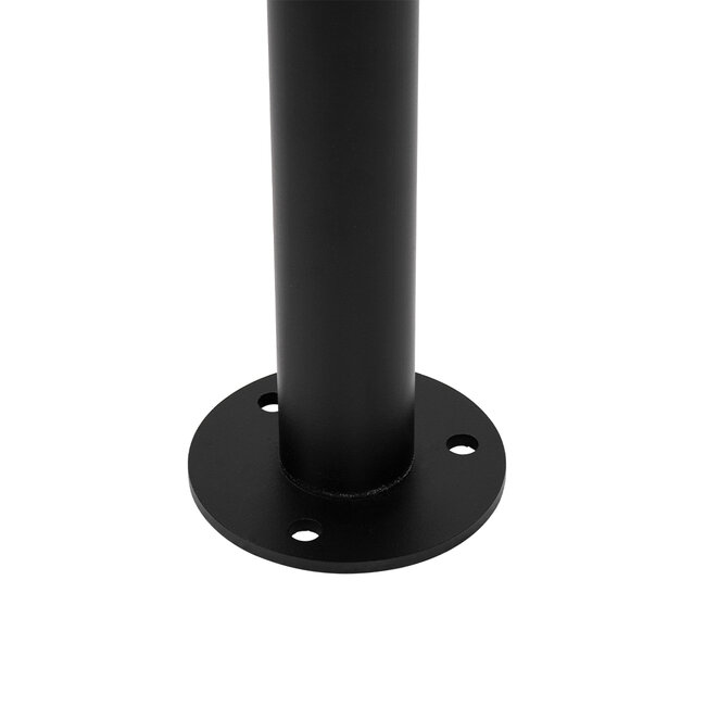 GARDENIA 60508 Φωτιστικό Κήπου - Κολωνάκι Αρχιτεκτονικού Φωτισμού Εξωτερικού Χώρου LED 7W 700lm 60° AC220-240V Αδιάβροχο IP65 - Σώμα Αλουμινίου & Tempered Glass - Μ12 x Π18 x Υ90cm - Θερμό Λευκό 2700K - Μαύρο - Bridgelux Chip - 5 Years Warranty - 6