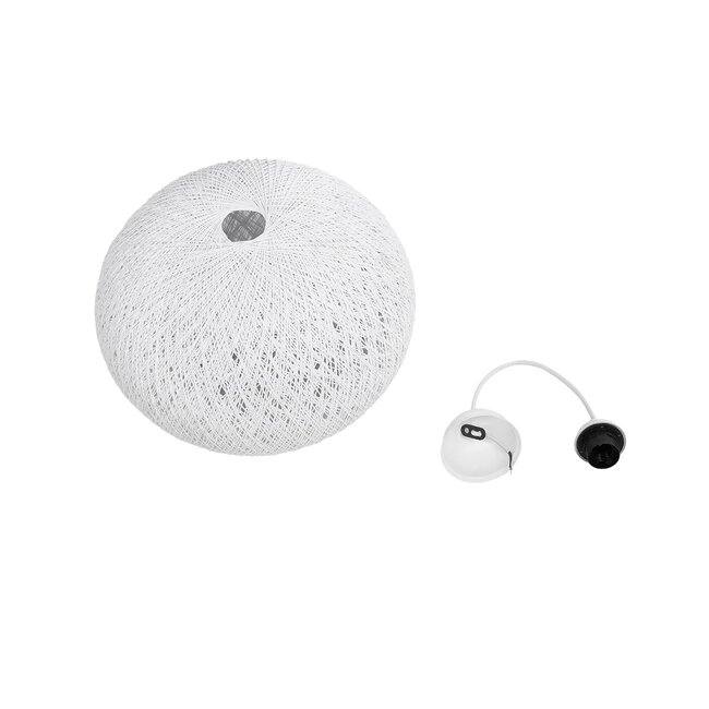 SOLEI 205-0007 Boho Κρεμαστό Φωτιστικό Οροφής με Ντουί 1 x E27 AC 220-240V IP20 - Λευκό - M40 x Π40 x Υ45cm - 11