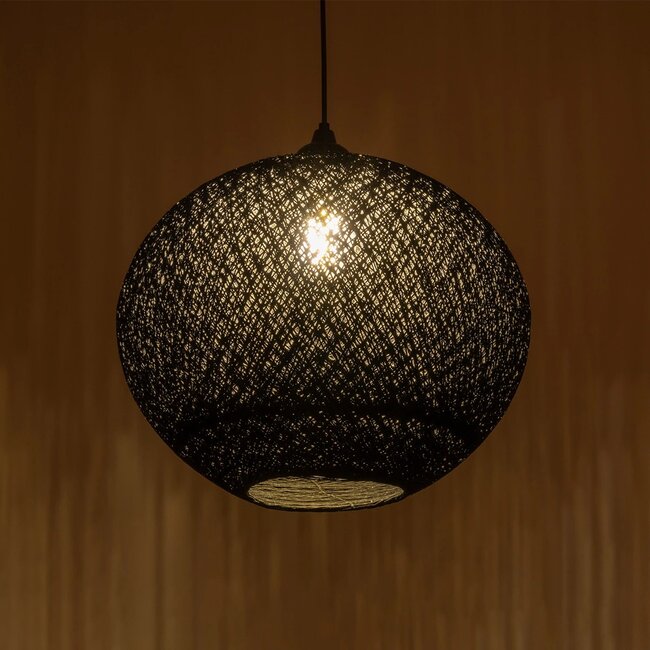 SOLEI 205-0004 Boho Κρεμαστό Φωτιστικό Οροφής με Ντουί 1 x E27 AC 220-240V IP20 - Μαύρο - M40 x Π40 x Υ45cm - 3 SOLEI 205-0004 Boho Κρεμαστό Φωτιστικό Οροφής με Ντουί 1 x E27 AC 220-240V IP20 - Μαύρο - M40 x Π40 x Υ45cm - 3