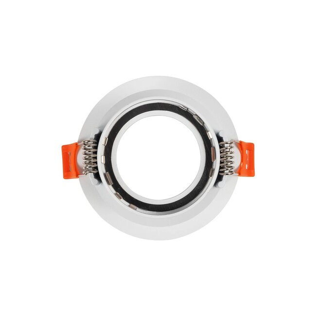 kelvo® DELTA KLV-101-0033 Χωνευτό Φωτιστικό Downlight Σποτ για Λάμπα MR16 με Ντουί GU10 AC 220-240V IP20 - Λευκό Ματ - Μ8.5 x Π8.5 x Υ3.5cm / Q7.5cm - 4