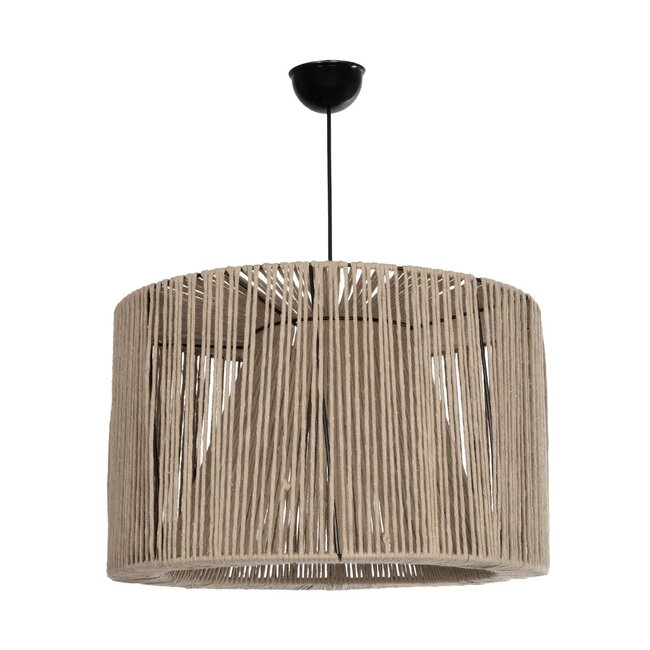 ZYLINDER 205-0022 Boho Κρεμαστό Φωτιστικό Οροφής με Ντουί 1 x E27 AC 220-240V IP20 - Μπεζ - M50 x Π50 x Υ32cm - 4