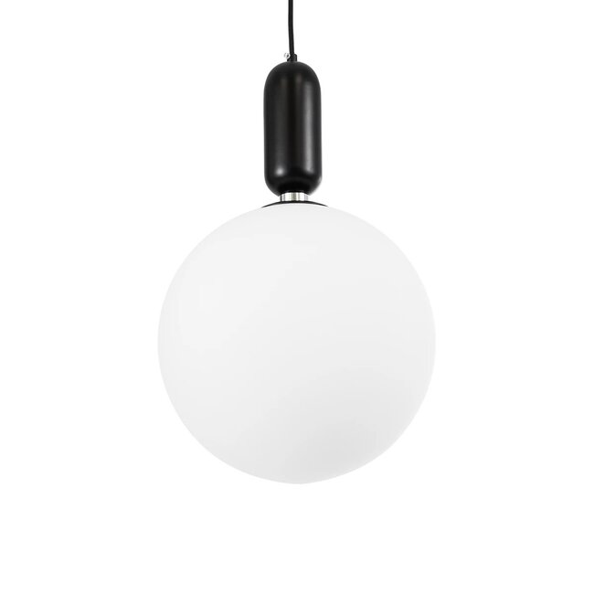 kelvo® ESTETICO KLV-101-0380 Κρεμαστό Φωτιστικό Οροφής για Λάμπα με Ντουί E27 AC 220-240V IP20 - Μαύρο Ματ & Λευκό - Μ30 x Π30 x Υ48cm - 5