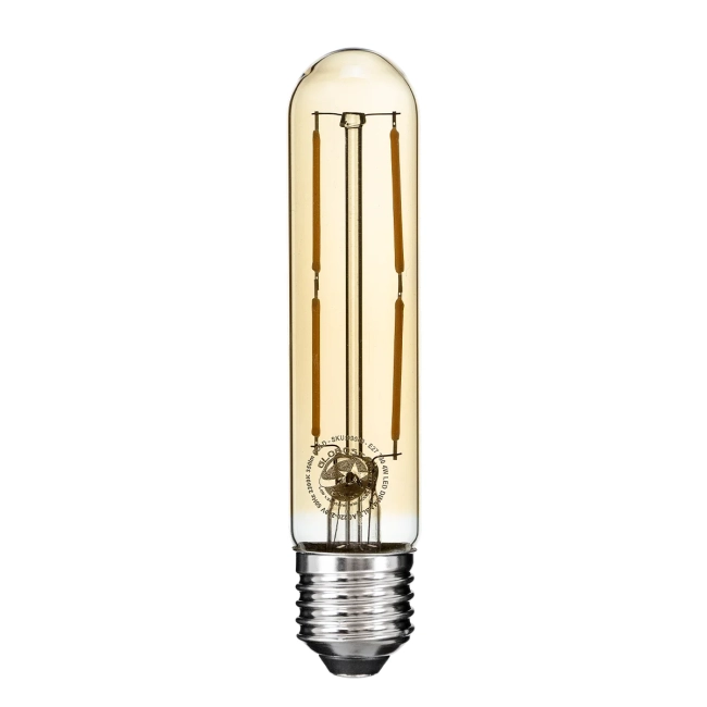 TUBIS 99049 Λάμπα Σωλήνας E27 T30 LED 4W 350lm 360° AC 220-240V IP20 Ultra Θερμό Λευκό 2200K Dimmable - Long Filament Chip - Μελί - Μ3 x Π3 x Υ13.5cm - 3 Χρόνια Εγγύηση TUBIS 99049 Λάμπα Σωλήνας E27 T30 LED 4W 350lm 360° AC 220-240V IP20 Ultra Θερμό Λευκό 2200K Dimmable - Long Filament Chip - Μελί - Μ3 x Π3 x Υ13.5cm - 3 Χρόνια Εγγύηση