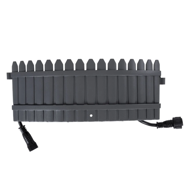 TREELIGHT-JINA 90695 Κυρτή Μπάρα Φωτισμού Wall Washer με Αντιθαμβωτική Γρίλια Ειδική για Φυτά - Δέντρα LED 18W 1530lm 10° DC 24V Αδιάβροχο IP67 L29 x W11 x H10.5cm RGBW DMX512 - Γκρι Ανθρακί - 3 Years Warranty - 7