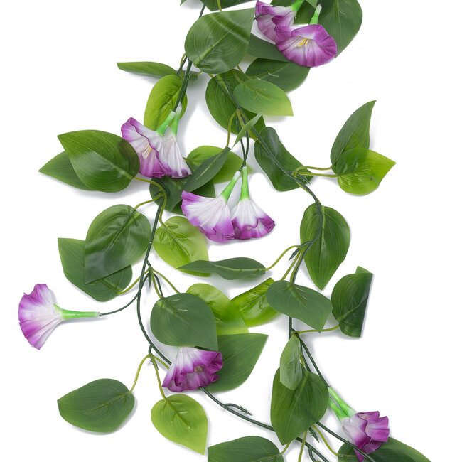 Artificial Garden MORNING GLORY GARLAND 21152 Τεχνητή Διακοσμητική Γιρλάντα Ορτανσίας 230cm Σετ 2 τεμαχίων