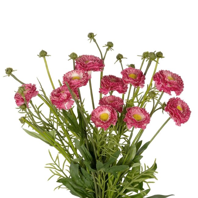 Artificial Garden PINK CHRYSANTHEMUM BOUQUET 21328 Τεχνητό Διακοσμητικό Μπουκέτο Ροζ Χρυσάνθεμο Y50cm