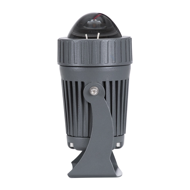SPOTFENIA 90136 Αρχιτεκτονικό Σποτ Φωτισμου LED 10W 850lm 5° DC 24V Αδιάβροχο IP65 Μπλε Dimmable - Bridgelux COB Chip - Γκρι Ανθρακί - Μ7 x Π7 x Υ12cm - 3 Χρόνια Εγγύηση - 8