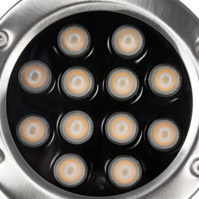 UNDERWATERJERRY 999-0271 Υποβρύχιο Επιφανειακό Σποτ για Σιντριβάνια/Πισίνες LED 12W 1080lm 30° DC 24V Αδιάβροχο IP68 Θερμό Λευκό 2700K Dimmable - Bridgelux SMD Chip - Ανοξείδωτο Ατσάλι 304 - Μ14.5 x Π9.5 x Υ17cm - 3 Χρόνια Εγγύηση - 8