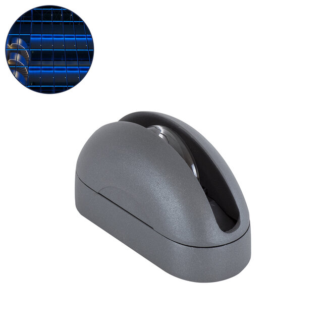  WINDOWCURBA 90111 Φωτιστικό Ανάδειξης Παραθύρων LED 6W 480lm 3° x 262° DC 24V Αδιάβροχο IP65 Μπλε Dimmable - CREE XPE Chip - Γκρι Ανθρακί - Μ12 x Π5.3 x Υ6.5cm - 3 Χρόνια Εγγύηση