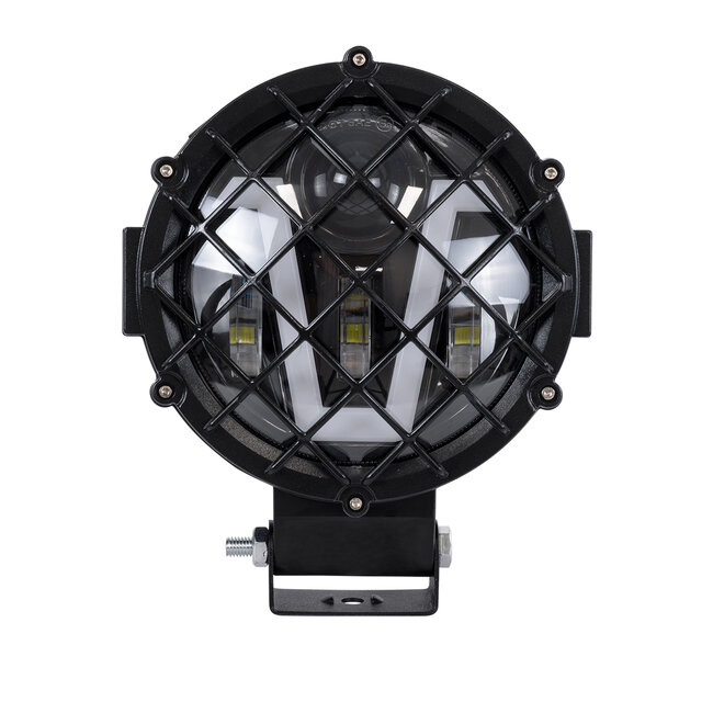 85439 Vehicle & JEEP Work Lights - Φώτα Εργασίας για Οχήματα και JEEP με V Light DRL & Φλας LED High Power 45W DC 9-36V Αδιάβροχo IP67 Πορτοκαλί & Ψυχρό Λευκό 6000K M17 x Π8 x Υ21cm - 3