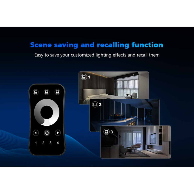 73158 R9 SKYDANCE Ασύρματο Χειριστήριο RF 2.4Ghz 1 Group για όλα τα Πολύχρωμα SKYDANCE Controller DC 3V 1 x CR2032 - IP20  Μ10.7 x Π5.8 x Υ1cm - 5 Χρόνια Εγγύηση - 13