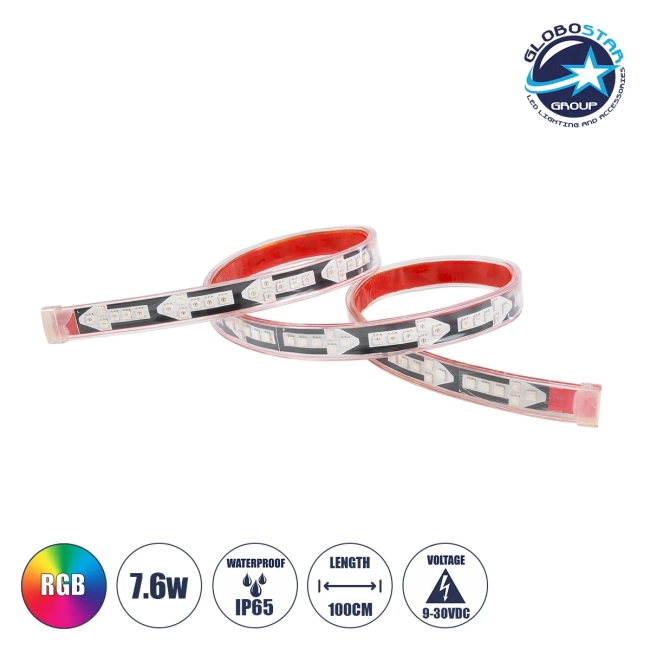 81732 Car Backlit LED Strip Εύκαμπτη Ταινία 100cm Σήμανσης DRL Αυτοκινήτου 5 Προγραμμάτα Φωτισμού LED SMD 5050 7.6W DC 9-30V Αδιάβροχη IP65 RGB - 2 Χρόνια Εγγύηση 81732 Car Backlit LED Strip Εύκαμπτη Ταινία 100cm Σήμανσης DRL Αυτοκινήτου 5 Προγραμμάτα Φωτισμού LED SMD 5050 7.6W DC 9-30V Αδιάβροχη IP65 RGB - 2 Χρόνια Εγγύηση