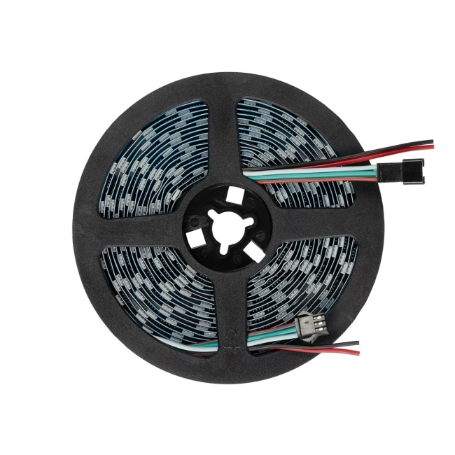 DIGIPRO 90589 Ψηφιακή Pixel Addressable Ταινία LED 14.4W/m 864lm/m 120° DC 12V IP20 60 x SMD5050 Chip/m 20 x Pixel/m Πολύχρωμο RGB Dimmable SPI/TTL Protocol IC WS2811/UCS16703 - Sanan SMD Chip - Μ500 x Π1 x Υ0.2cm - Ρολό 5 Μέτρων - 5 Χρόνια Εγγύηση - 5