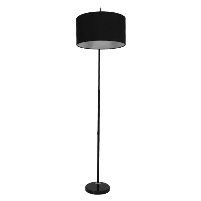 IMPERIAL 01587 Μοντέρνο Επιδαπέδιο Φωτιστικό με Ντουί 1 x E27 AC 220-240V IP20 - Μαύρο - Μ100 x Π34 x Υ187cm