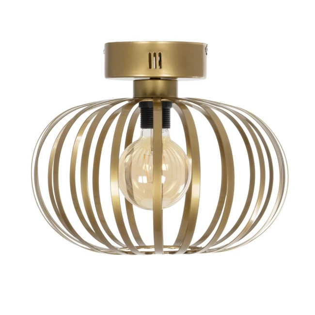STAR 202-0050 MODERN CEILING GRID LIGHT 1 X E27 IP20 GOLD METAL - L40 X W40 X H27CM