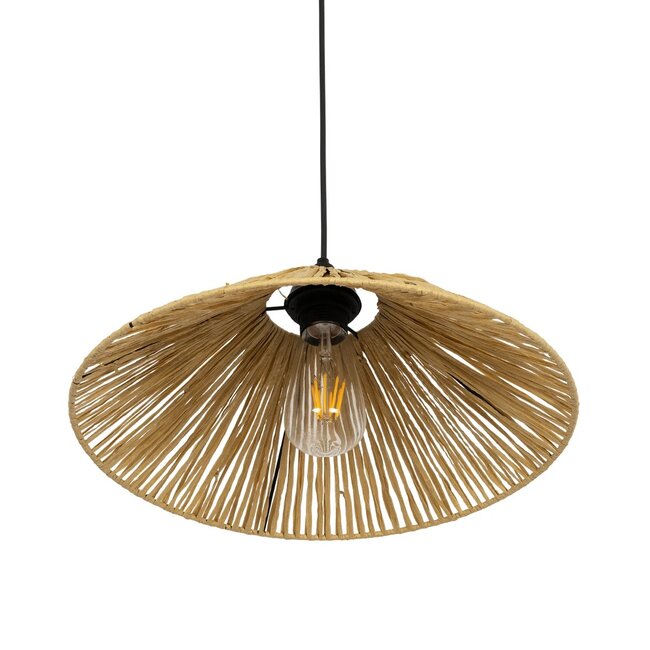 CHAPEAU 205-0086 Boho Κρεμαστό Φωτιστικό Οροφής με Ντουί 1 x E27 AC 220-240V IP20 - Μπεζ - M41 x Π41 x Υ17cm - 5