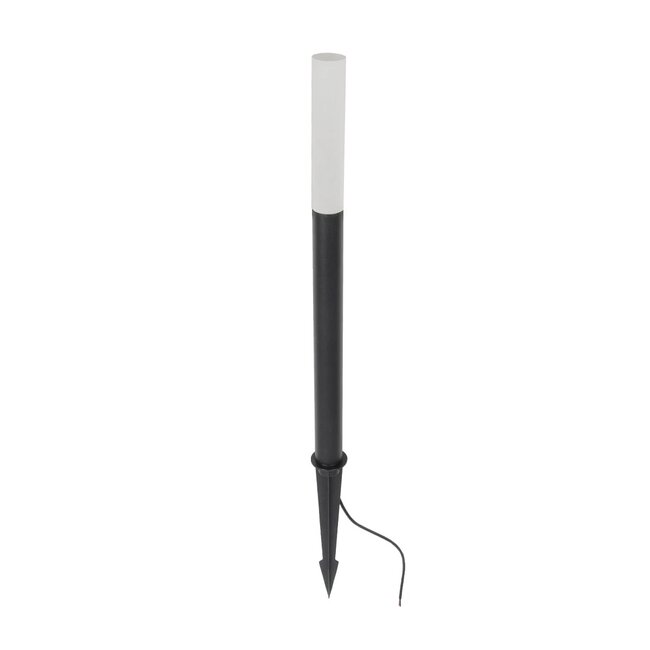 REED GLB-103-0008 Φωτιστικό Κολωνάκι Κήπου με Καρφωτή Βάση LED 5W 450lm 360° DC 24V Αδιάβροχο IP65 Θερμό Λευκό 2700K - Sanan SMD Chip - Μαύρο Ματ - Μ3 x Π3 x Υ65cm - 3 Χρόνια Εγγύηση - 3