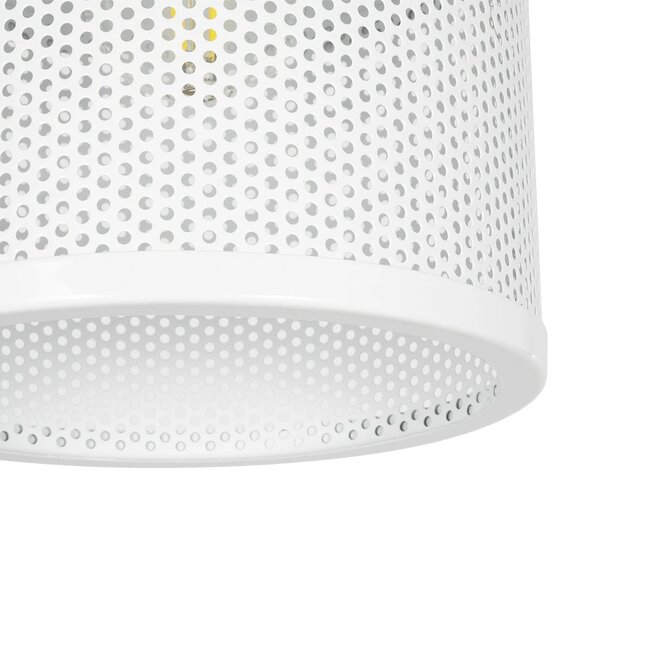 NETO 201-0129 Μοντέρνο Κρεμαστό Φωτιστικό Οροφής με Ντουί 1 x E27 AC 220-240V IP20 - Χρυσό & Λευκό - Μ18 x Π18 x Υ70cm - 8