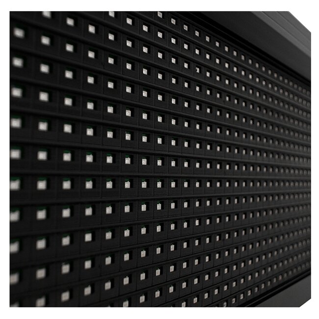 DISPLAY 90262 Κυλιόμενη Ψηφιακή Επιγραφή P10 Μονής Όψης LED AC 220-240V Αδιάβροχο IP54 Πράσινο - WiFi Control μέσω FK APP - Αισθητήρας Θερμοκρασίας & Υγρασίας - Μ168 x Π9 x Υ24cm - 2 Χρόνια Εγγύηση - 7