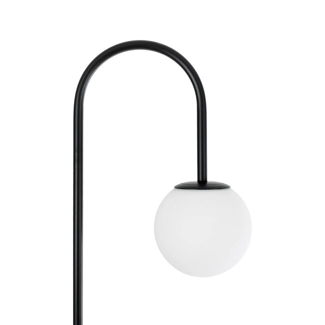 kelvo® CORDELIA KLV-102-0005 Επιδαπέδιο Φωτιστικό για Λάμπα με Ντουί 1 x E27 AC 220-240V IP20 - Μαύρο Ματ & Λευκό - Μ30 x Π34 x Υ180cm - 4