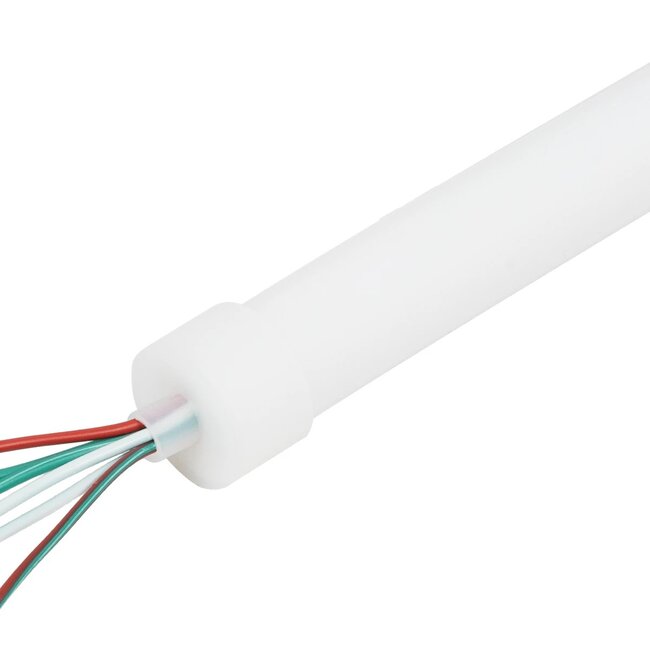 kelvo® AURAFLEX KLV-101-0509 Ψηφιακή Pixel Addressable Ταινία Neon Flex LED 14W/m 840lm/m 360° DC 24V Αδιάβροχο IP65 120 x SMD5054 Chip/m Πολύχρωμο RGB+WW Dimmable SPI/TTL Protocol IC TM1814 - Sanan SMD Chip - Μ1000 x Π2 x Υ2cm - Ρολό 10 Μέτρων - 6 Χρόνια Εγγύηση - 4