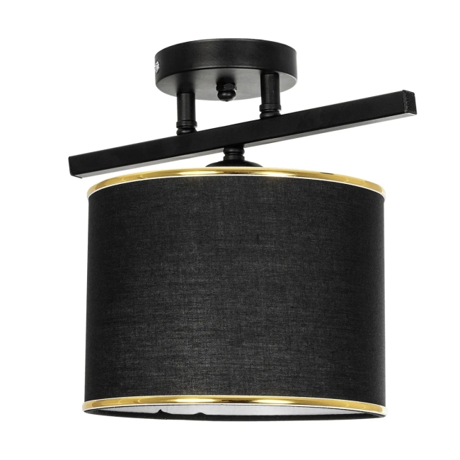 GLOWEN 201-0087 Vintage Φωτιστικό Οροφής με Ντουί 1 x E27 AC 220-240V IP20 - Μαύρο & Χρυσό - Μ30 x Π20 x Υ20cm GLOWEN 201-0087 Vintage Φωτιστικό Οροφής με Ντουί 1 x E27 AC 220-240V IP20 - Μαύρο & Χρυσό - Μ30 x Π20 x Υ20cm
