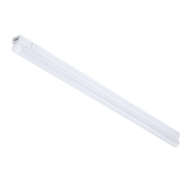 TUBO 60789 Γραμμικό Φωτιστικό Οροφής Linear LED Τύπου T5 Επεκτεινόμενο 9W 864lm 180° AC 220-240V IP20 Πάγκου Κουζίνας με Διακόπτη On/Off Μ60 x Π2.2 x Υ3.5cm Θερμό Λευκό 2700K - Λευκό - 3 Years Warranty