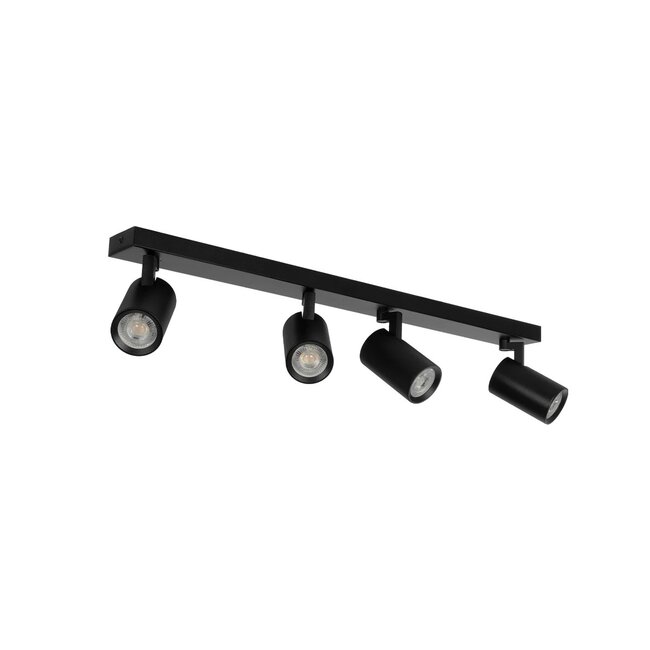 kelvo® SPOTA KLV-101-0140 Μοντέρνο Κινούμενο Φωτιστικό Σποτ Οροφής με Ντουί 4 x GU10 90° AC 220-240V IP20 - Μαύρο Ματ - Μ64 x Π6 x Υ14cm - 3 kelvo® SPOTA KLV-101-0140 Μοντέρνο Κινούμενο Φωτιστικό Σποτ Οροφής με Ντουί 4 x GU10 90° AC 220-240V IP20 - Μαύρο Ματ - Μ64 x Π6 x Υ14cm - 3