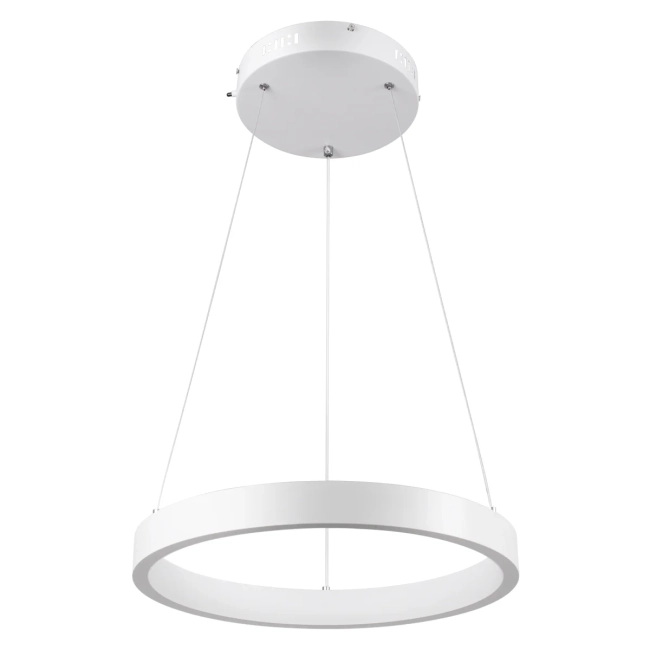 NEMESIS 61156 Μοντέρνο Κρεμαστό Φωτιστικό Οροφής LED 30W 3000lm 360° AC 220-240V IP20 Ρυθμιζόμενο Λευκό CCT με Χειριστήριο από 2700K έως 6000K Dimmable - Lumileds SMD Chip - Λευκό Ματ - Μ40 x Π40 x Υ4cm - 3 Χρόνια Εγγύηση - 2