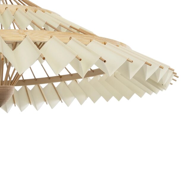 VENTALIA 999-0067 Boho Κρεμαστό Φωτιστικό Οροφής με Ντουί 1 x E27 AC 220-240V IP20 - Μπεζ - Μ60 x Π60 x Υ30cm - 8