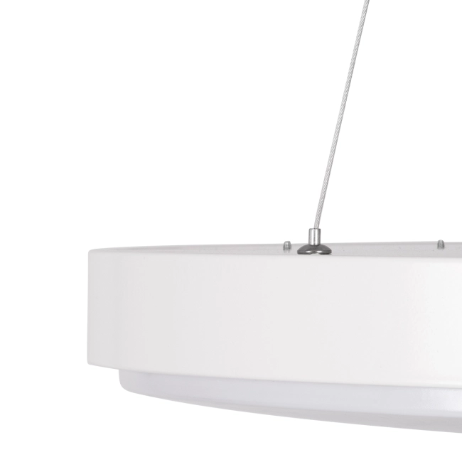 CASPER 61018 Μοντέρνο Κρεμαστό Φωτιστικό Οροφής LED 76W 8372lm 120° AC 220-240V IP20 Ρυθμιζόμενο Λευκό CCT με Χειριστήριο από 2700K έως 6000K Dimmable - Lumileds SMD Chip - Λευκό Ματ - Μ45 x Π45 x Υ5.5cm - 3 Χρόνια Εγγύηση - 6