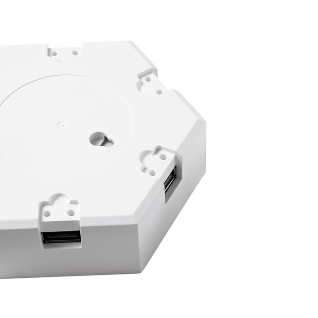 DIGIOCTA 90447 Σετ 3 Ψηφιακων LED RGB Φωτιστικών Κυψελών με Ψηφιακό Controller με WiFi Smart APP & Ασύρματο Χειριστήριο RF 2.4Ghz - LED SMD 5050 4.5W/Σετ 42PIXEL/Σετ 360lm/Σετ 120° DC 5V με USB 2.0 IP20 Πολύχρωμο RGB - Dimmable - Μ10.5 x Π10.5 x Υ3cm Ανά Κυψέλη - 2 Χρόνια Εγγύηση - 9