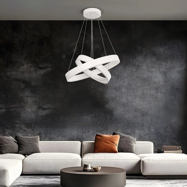 kelvo® VENOM KLV-101-0197-V2 Κρεμαστό Φωτιστικό Οροφής LED 75W 7500lm 120° AC 220-240V IP20 Ρυθμιζόμενο Λευκό CCT με Χειριστήριο από 2700K έως 6000K Dimmable - Lumileds SMD Chip - Λευκό Ματ - Μ60 x Π60 x Υ40cm - 3 Χρόνια Εγγύηση kelvo® VENOM KLV-101-0197-V2 Κρεμαστό Φωτιστικό Οροφής LED 75W 7500lm 120° AC 220-240V IP20 Ρυθμιζόμενο Λευκό CCT με Χειριστήριο από 2700K έως 6000K Dimmable - Lumileds SMD Chip - Λευκό Ματ - Μ60 x Π60 x Υ40cm - 3 Χρόνια Εγγύηση
