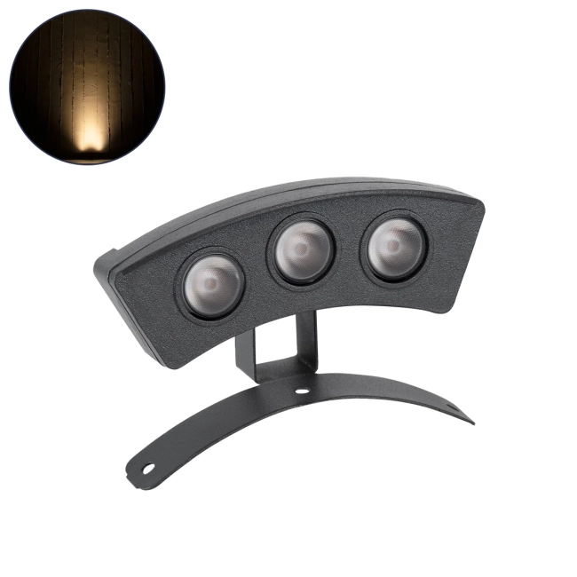 TREEPLANTE 90515 Κυρτή Μπάρα Φωτισμού Wall Washer για Φυτά - Δέντρα LED 3W 330lm 15° DC 24V Αδιάβροχο IP67 Θερμό Λευκό 2700K Dimmable - Bridgelux SMD Chip - Γκρι Ανθρακί - Μ11 x Π3 x Υ8.2cm - 3 Χρόνια Εγγύηση TREEPLANTE 90515 Κυρτή Μπάρα Φωτισμού Wall Washer για Φυτά - Δέντρα LED 3W 330lm 15° DC 24V Αδιάβροχο IP67 Θερμό Λευκό 2700K Dimmable - Bridgelux SMD Chip - Γκρι Ανθρακί - Μ11 x Π3 x Υ8.2cm - 3 Χρόνια Εγγύηση