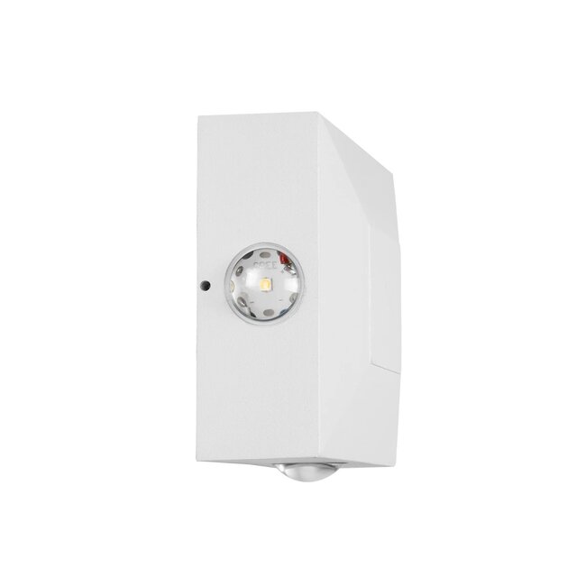 kelvo® ARKOS KLV-101-0112 Μοντέρνο Φωτιστικό Τοίχου - Απλίκα LED 8W 840lm 15° AC 220-240V Αδιάβροχο IP65 Θερμό Λευκό 2700K - Lumileds COB Chip & TÜV SÜD Driver - Λευκό Ματ - Μ14 x Π5.5 x Υ14cm - 5 Χρόνια Εγγύηση - 5