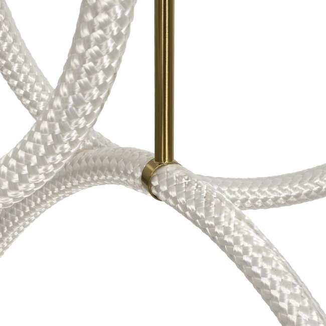 kelvo® GLOW KLV-101-0154 Φωτιστικό Οροφής LED 85W 8500lm 360° AC 220-240V IP20 Ρυθμιζόμενο Λευκό CCT με Χειριστήριο από 2700K έως 6000K Dimmable - Lumileds SMD Chip - Χρυσό Πλατίνα - Μ100 x Π100 x Υ140cm - 3 Χρόνια Εγγύηση - 8